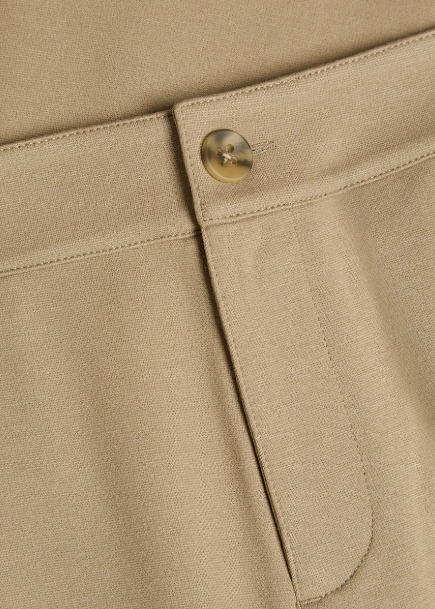 Stafford slim tapered-leg jersey trousers