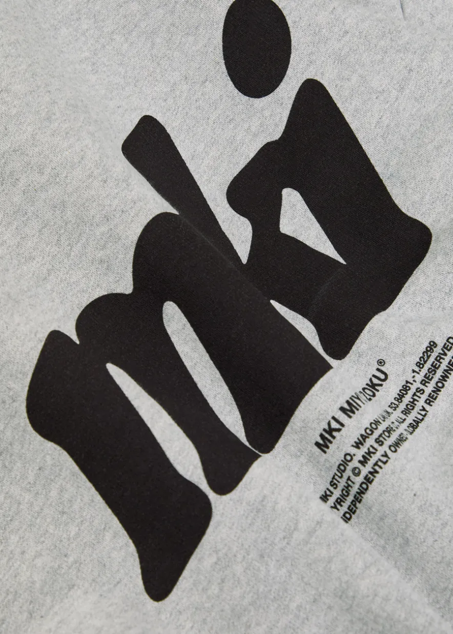 Stamp logo-print hooded cotton-blend sweatshirt