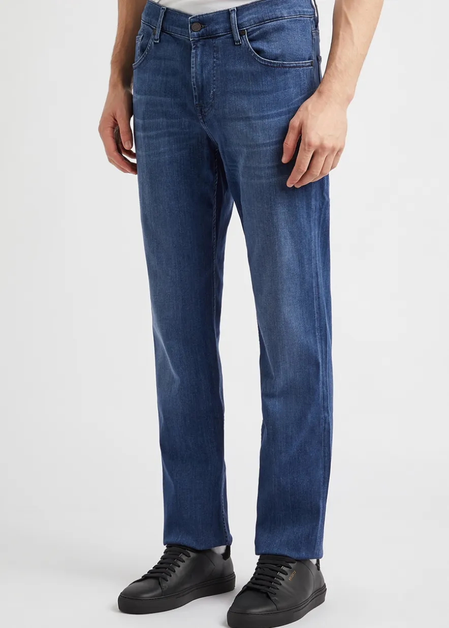 Standard Luxe Performance+ straight-leg jeans