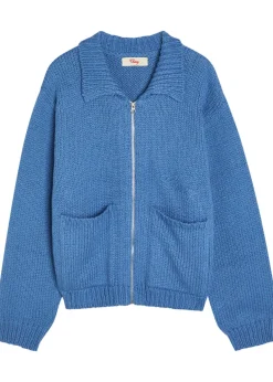 5 Star logo-intarsia cotton cardigan