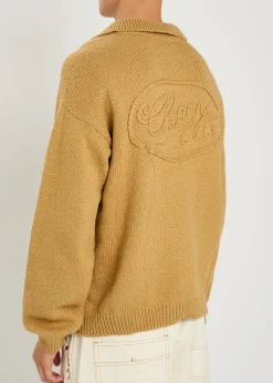 5 Star logo-intarsia cotton jumper