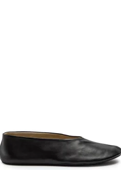 Stella leather ballet flats