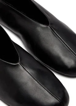 Stella shearling-lined leather ballet flats