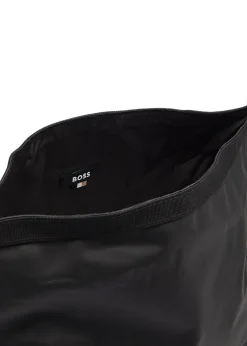 Stenson coated faux leather washbag