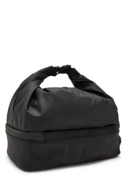 Stenson coated faux leather washbag