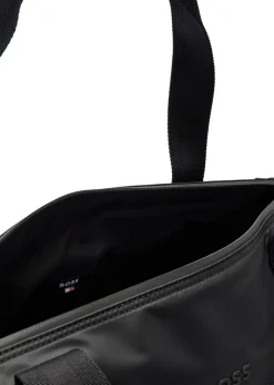 Stenson logo coated faux leather holdall
