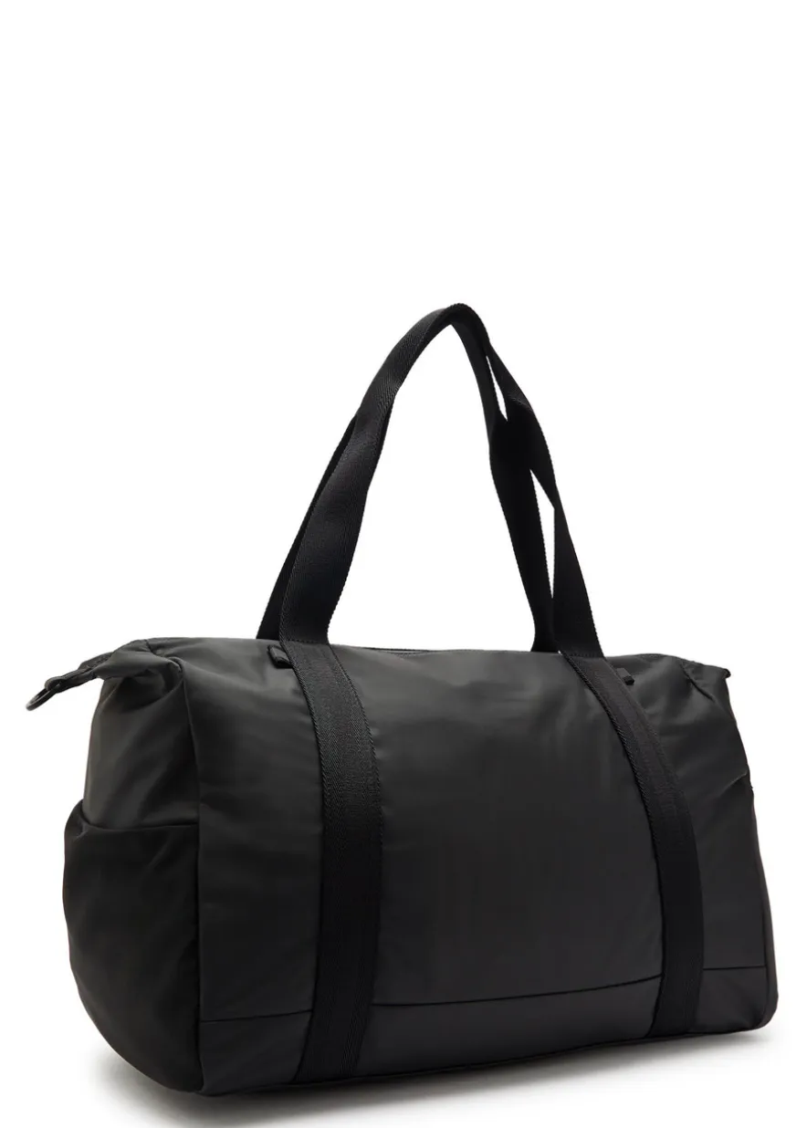 Stenson logo coated faux leather holdall