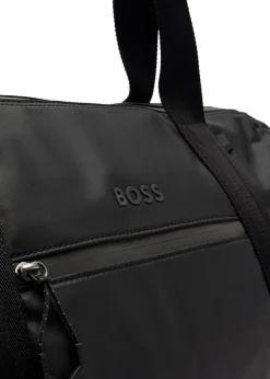 Stenson logo coated faux leather holdall