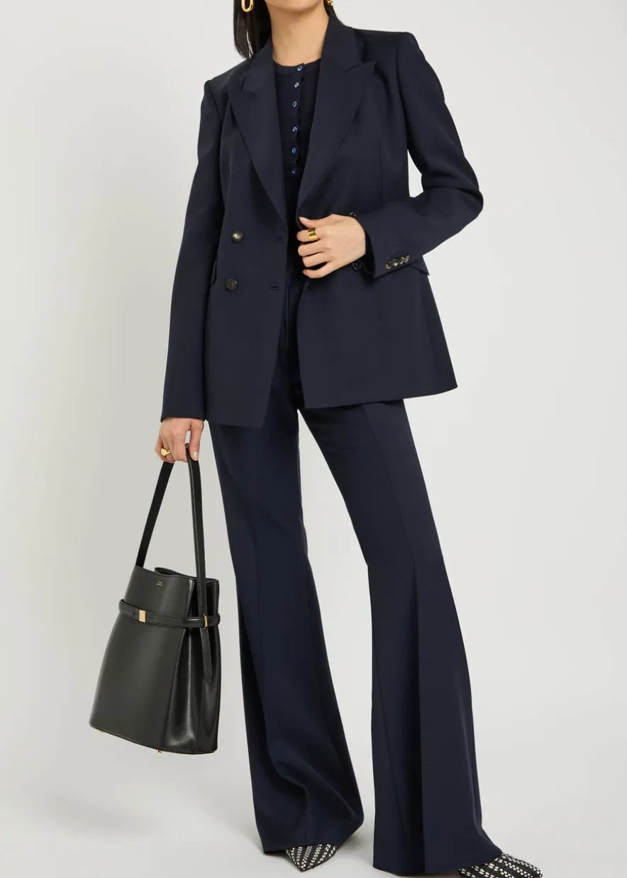 Stephanie double-breasted wool blazer