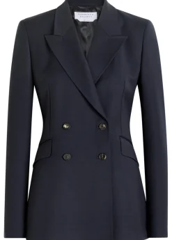 Stephanie double-breasted wool blazer