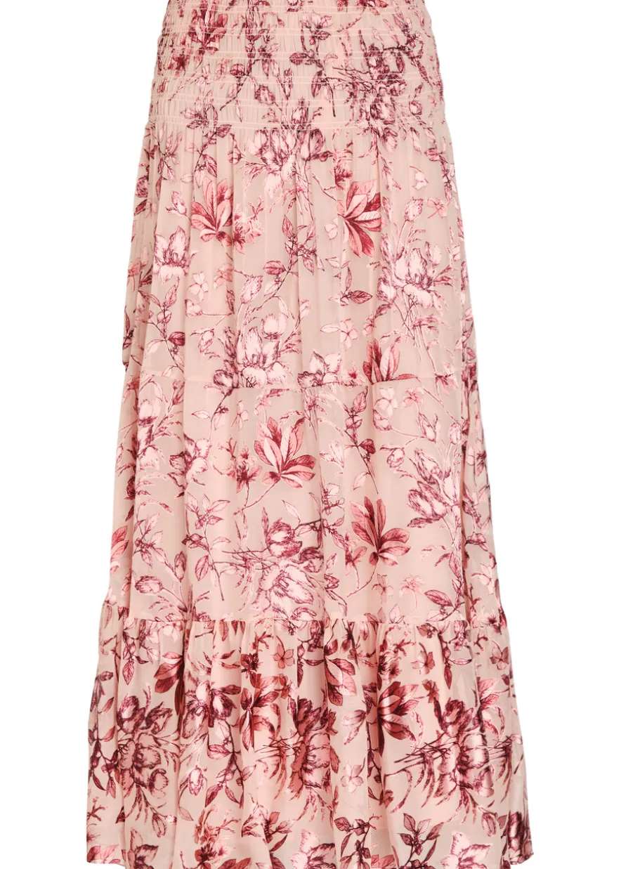 Stevie devoré chiffon maxi skirt