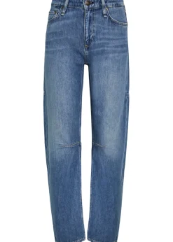 Stevie tapered-leg denim jeans