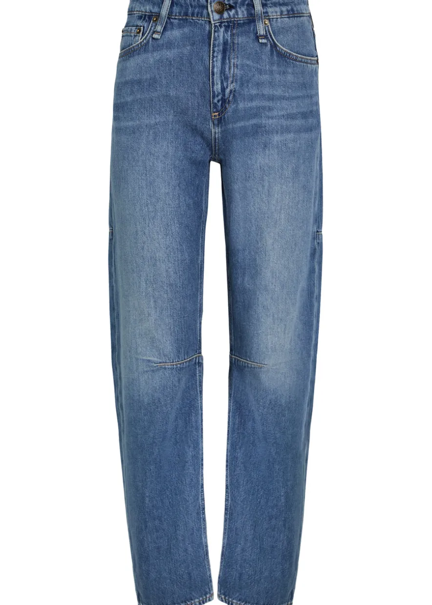 Stevie tapered-leg denim jeans