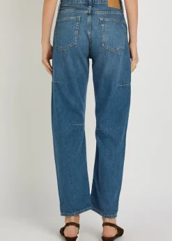 Stevie tapered-leg denim jeans