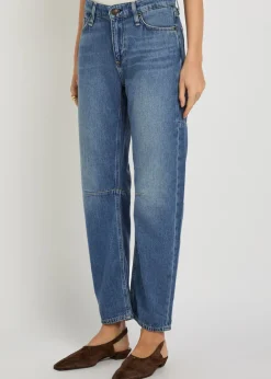 Stevie tapered-leg denim jeans