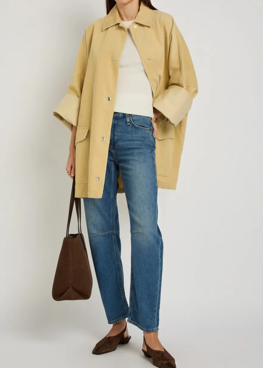 Stevie tapered-leg denim jeans