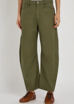 Stevie utility tapered-leg cotton trousers