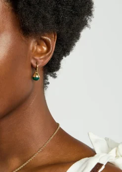 Stilla 14kt gold vermeil hoop earrings