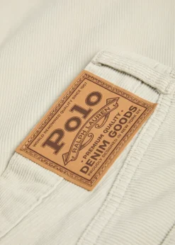 Straight-leg corduroy trousers