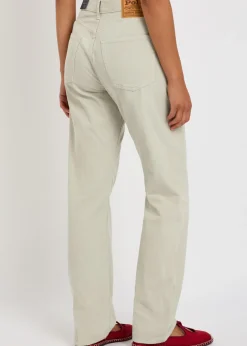 Straight-leg corduroy trousers