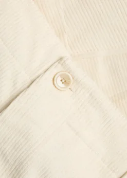 Straight-leg corduroy trousers