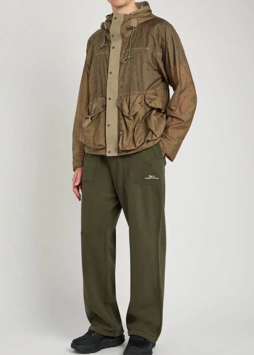 Straight-leg cotton sweatpants