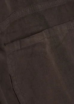 Straight-leg cotton trousers