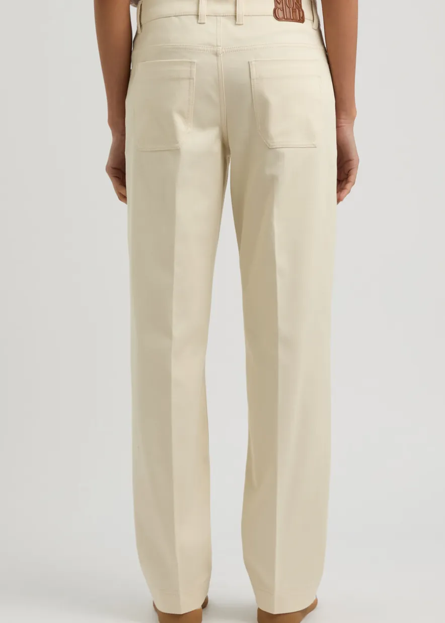 Straight-leg jeans