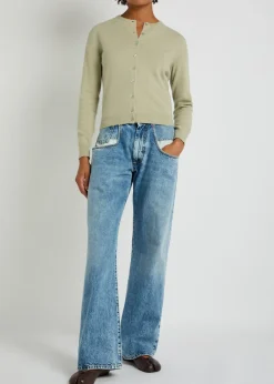 Straight-leg jeans