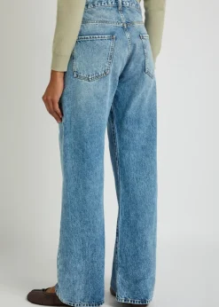 Straight-leg jeans