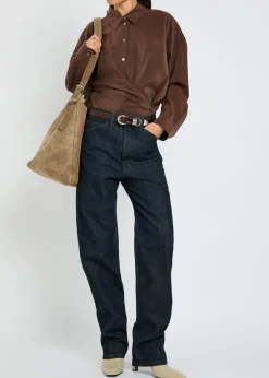 Straight-leg jeans