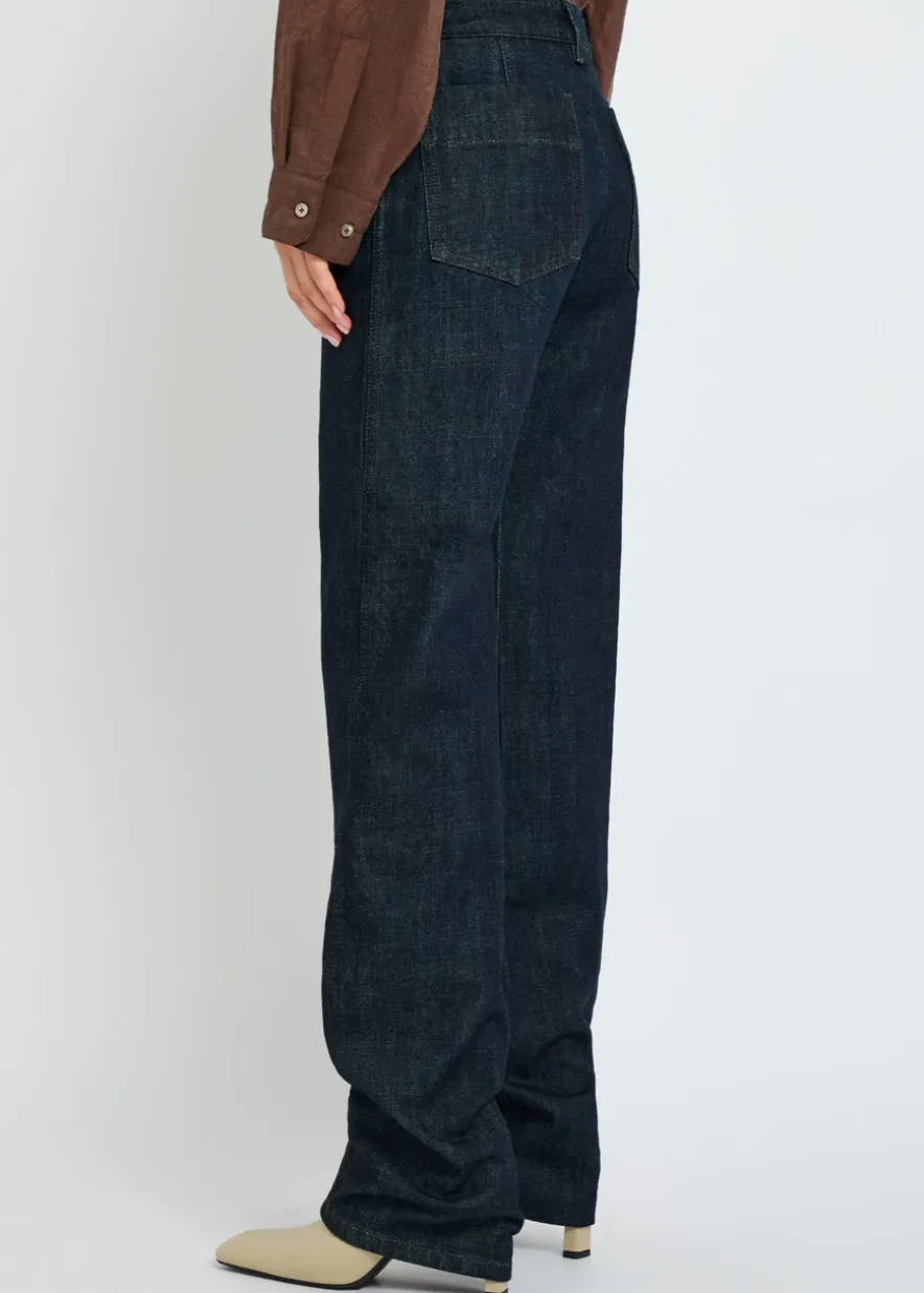 Straight-leg jeans
