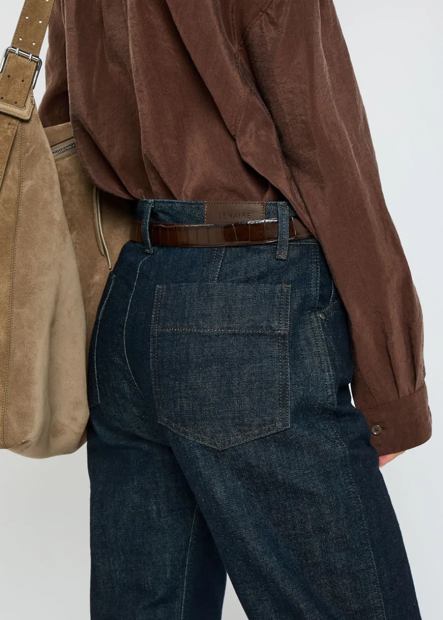 Straight-leg jeans