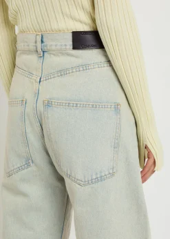 Straight-leg jeans