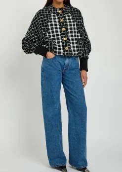 Straight-leg jeans