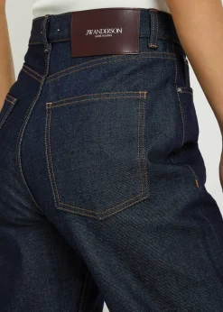 Straight-leg jeans
