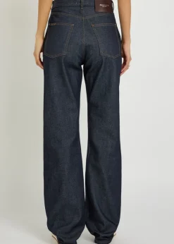 Straight-leg jeans