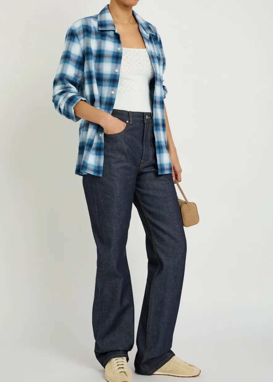 Straight-leg jeans