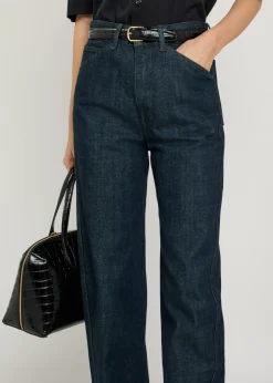 Straight-leg jeans