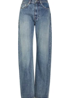 Straight-leg jeans