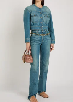 Straight-leg jeans