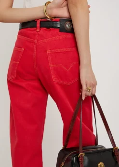 Straight-leg jeans