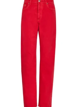 Straight-leg jeans