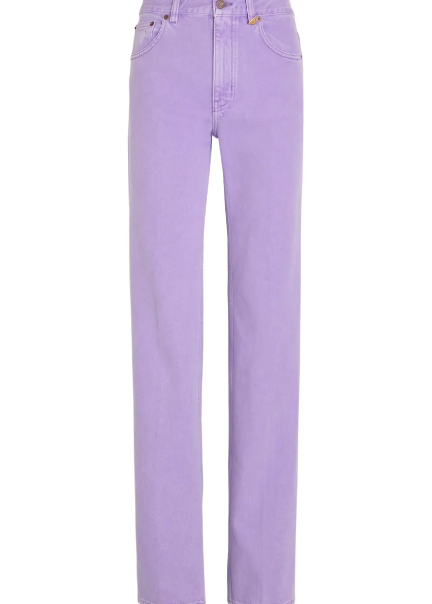 Straight-leg jeans