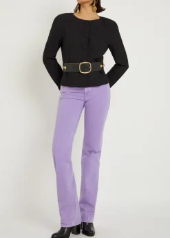 Straight-leg jeans