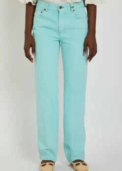 Straight-leg jeans