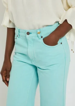 Straight-leg jeans