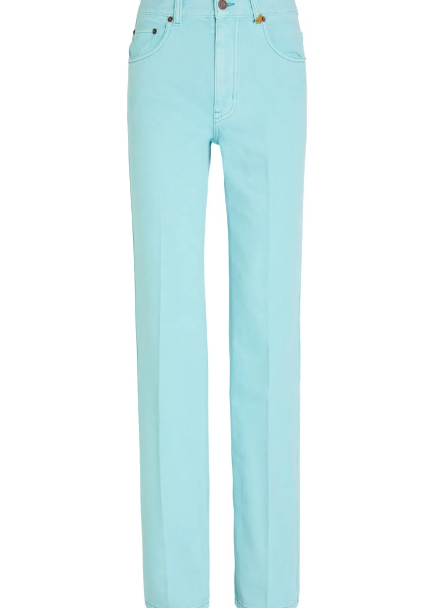 Straight-leg jeans
