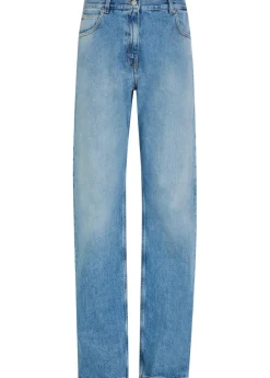 Straight-leg jeans