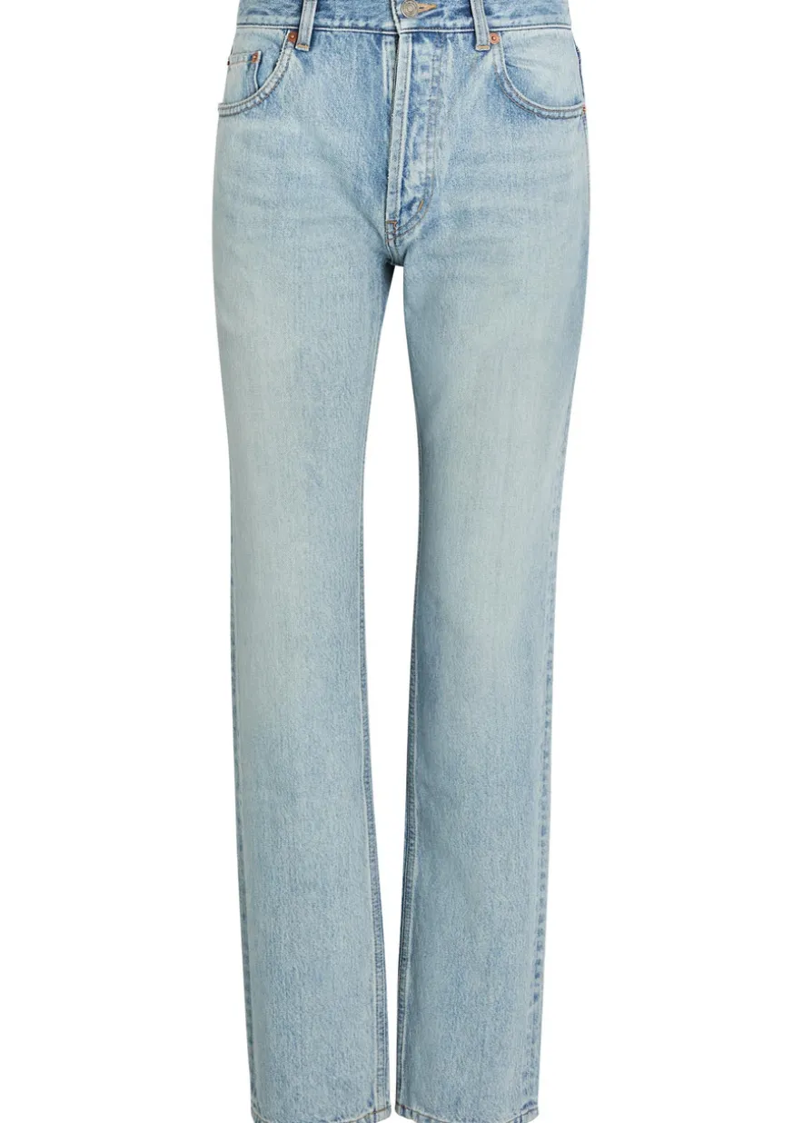 Straight-leg jeans